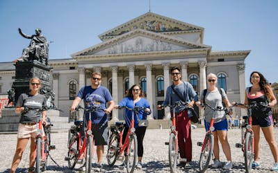 Мюнхен экскурсия по городу велосипед с пивным садом, посетите